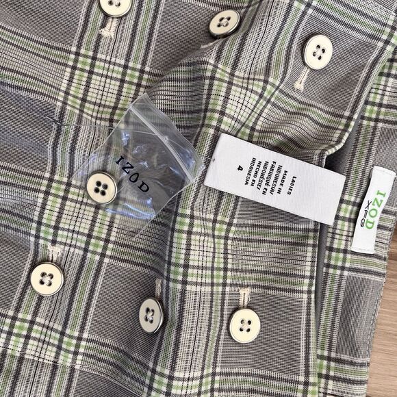 New IZOD Preppy Plaid Pleated Mini Tennis Skirt Skort Shorts FXG Golf Size 4 - Picture 9 of 9